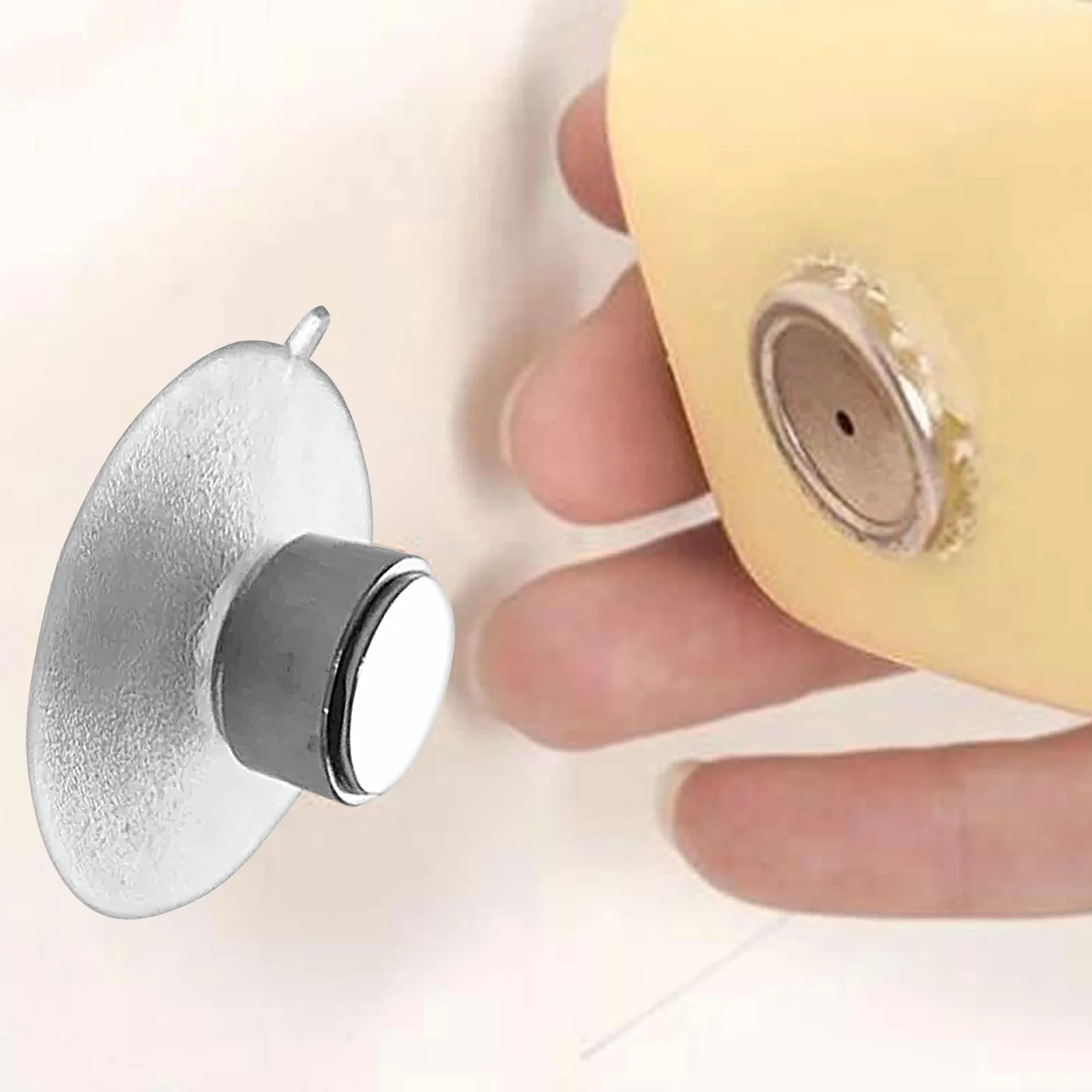 كوب شفط مغناطيسي، حامل صابون مثبت على الحائط مع مغناطيس قوي، حامل صابون معلق قابل للإزالة للاستحمام في الحمام