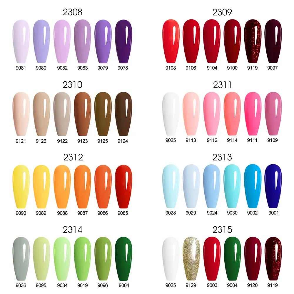 CANNI HEMA FREE Nagelgel-Nagellack-Set, TPO-FREI, VIP-Set, wunderschöne Farbe, semi-permanent, vollständige Abdeckung, Soak Off UVLED-Gel-Lack – Detail 13