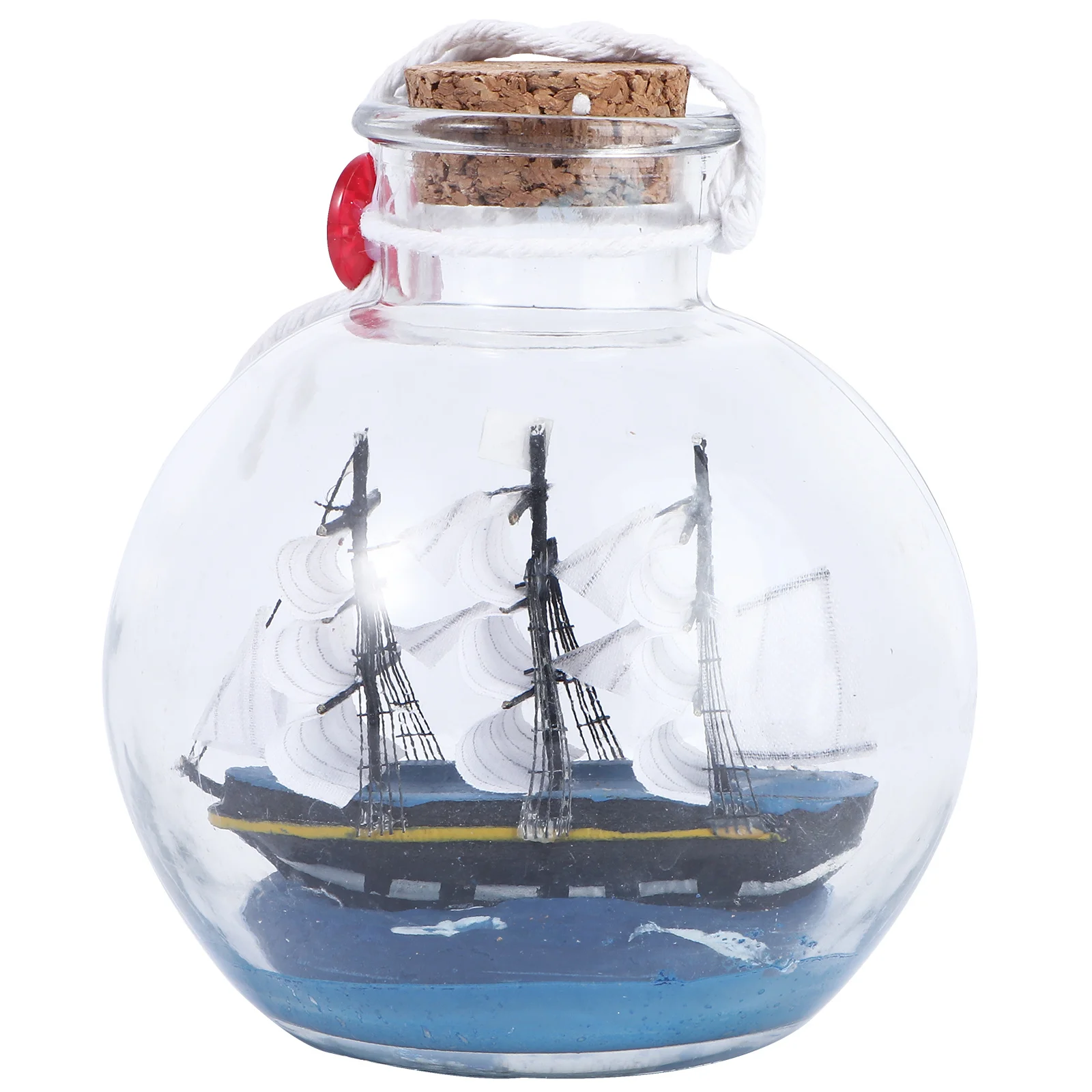 

1Pcs Drift Bottle Handicraft Glass Bottle Ornament Desktop Decor Decorative Craft Home Decoration Tabletop