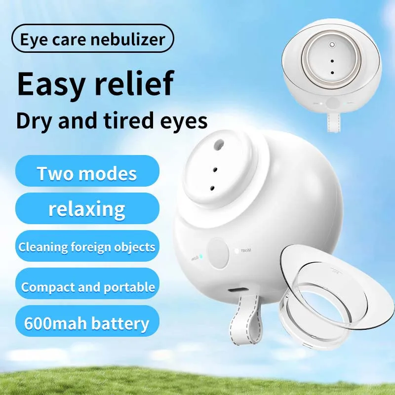 Personal Health Care Handheld Mini 2 In1 Eye Wash Moisturizer Relieve Dry Eyes Atomizing Nano Steam Mist Spray For Eye Drops