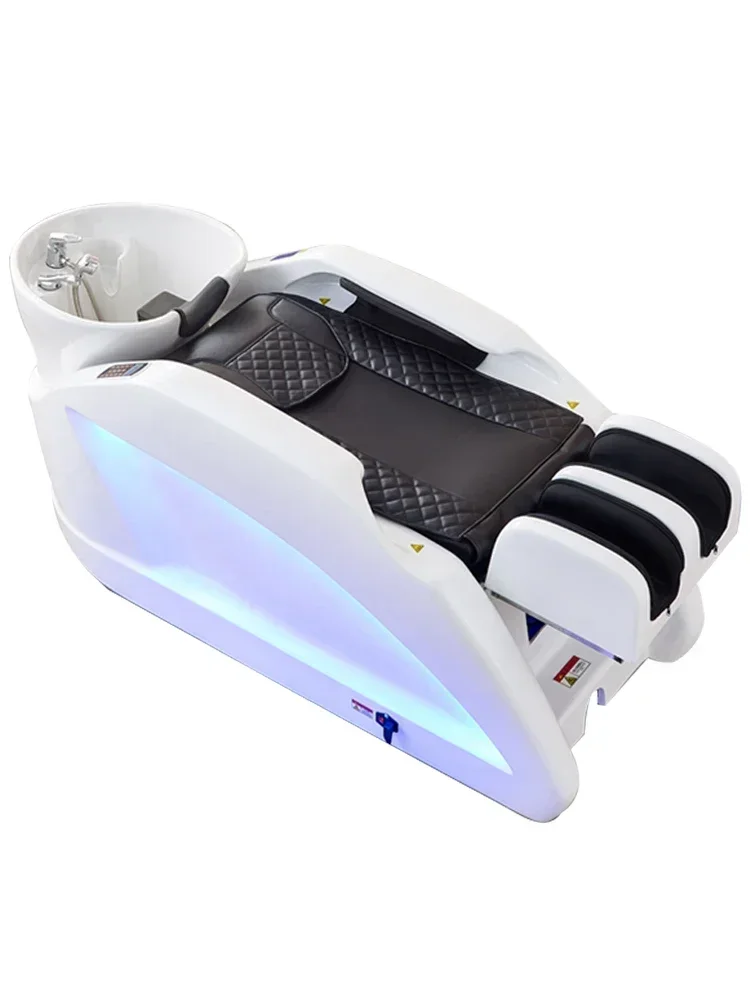 Fully automatic intelligent massage shampoo bed, special electric shampoo bed for hair salon, multi-functional Thai head Hot sal