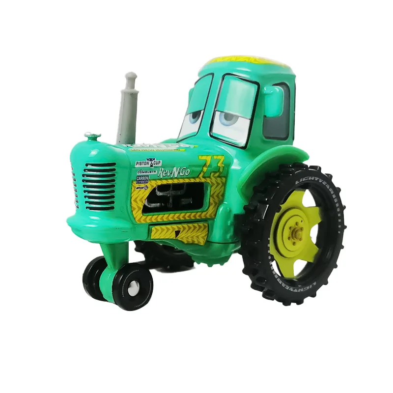 Disney Pixar Cars 3 2 Zeldzame beschadigde Miss Fritter Tractor Frank Guido Queen Die-cast metal Lightning McQueen Mater speelgoed kindercadeau