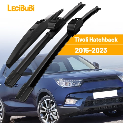 Imagen 1 del producto Para Ssangyong Tivoli Hatchback 2015-2023 1 Juego de limpiaparabrisas delantero y trasero limpiaparabrisas 2016 2017 2018 Accesorios