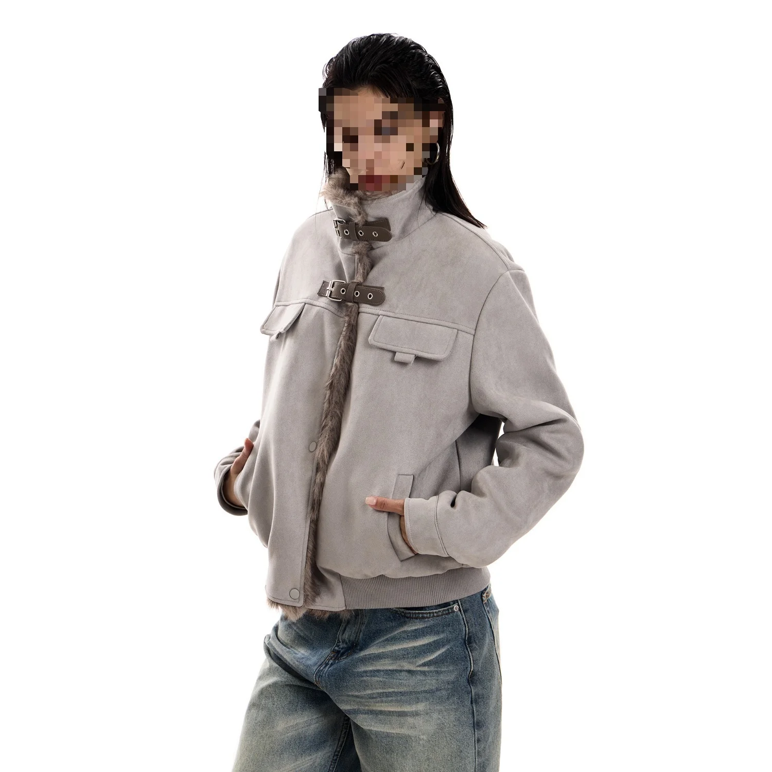 

Мужская осенняя куртка с меховым воротником, светоотражающая, водонепроницаемая, легкая, для активного отдыха, в японском полевом тактическом стиле, повседневная