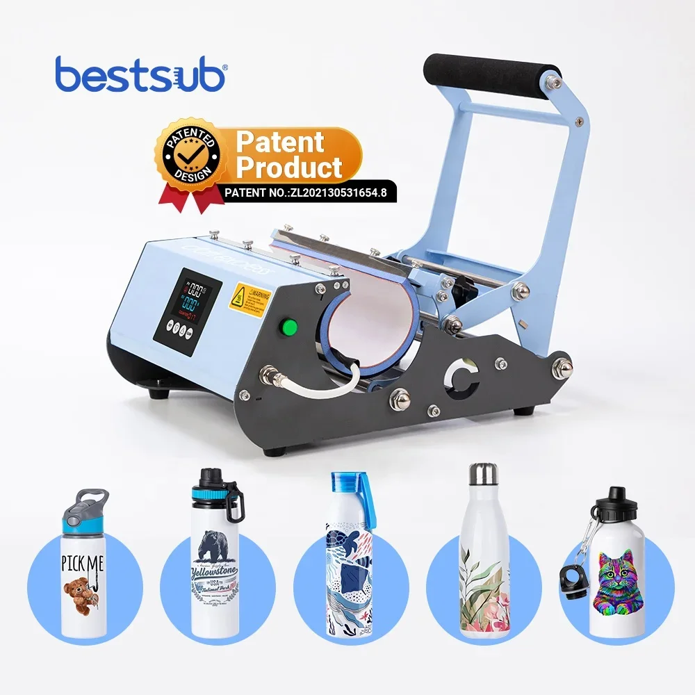 BestSub Wholesale Sublimation Baby Bottle Glass Tumbler Machine Tumbler Heat Press Machine