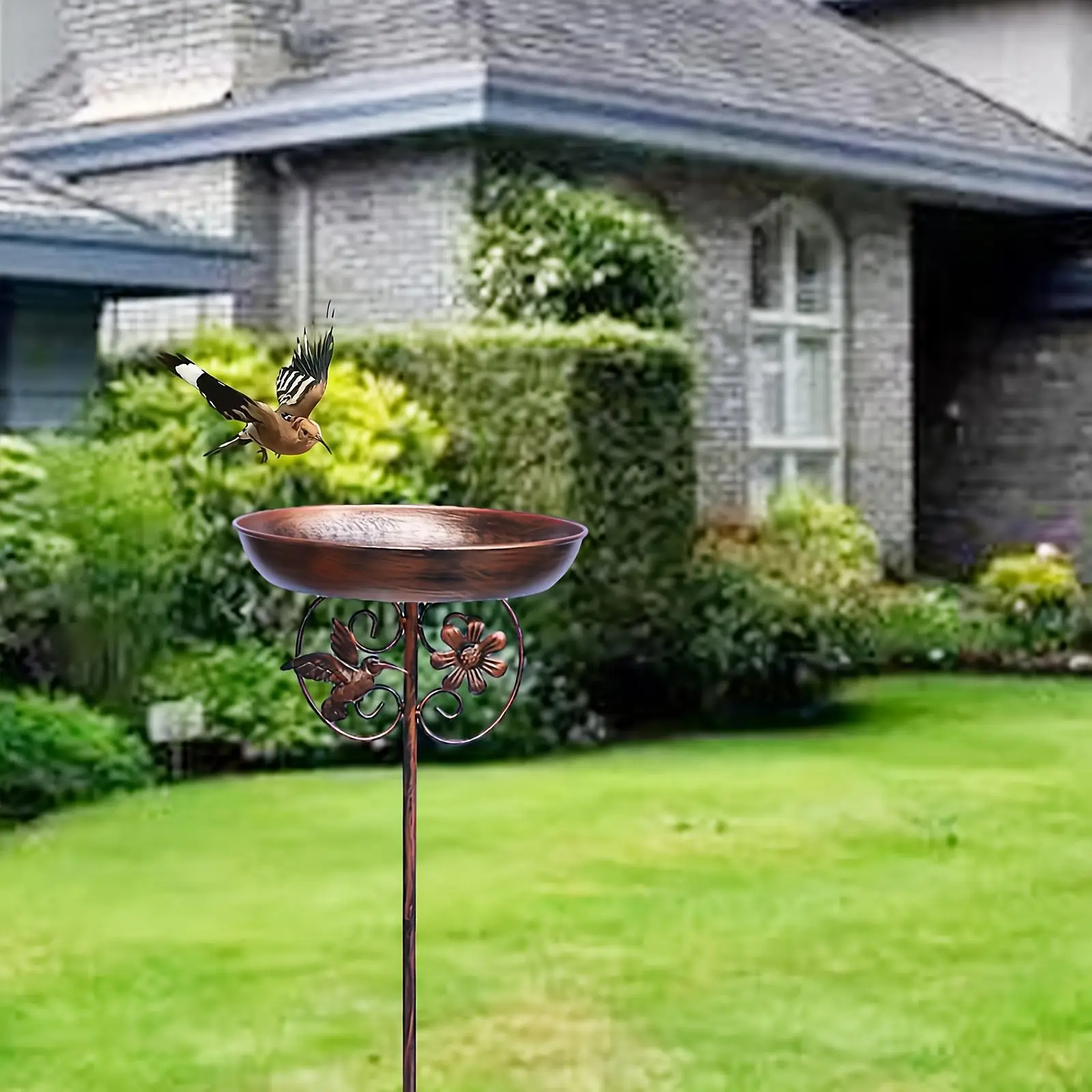 

Bird Bath Bowl 5 Prongs Base Heavy Duty for Bird Lovers Birdbaths Birdfeeder Bird Feeder for Lawn Outside Yard Patio Garden