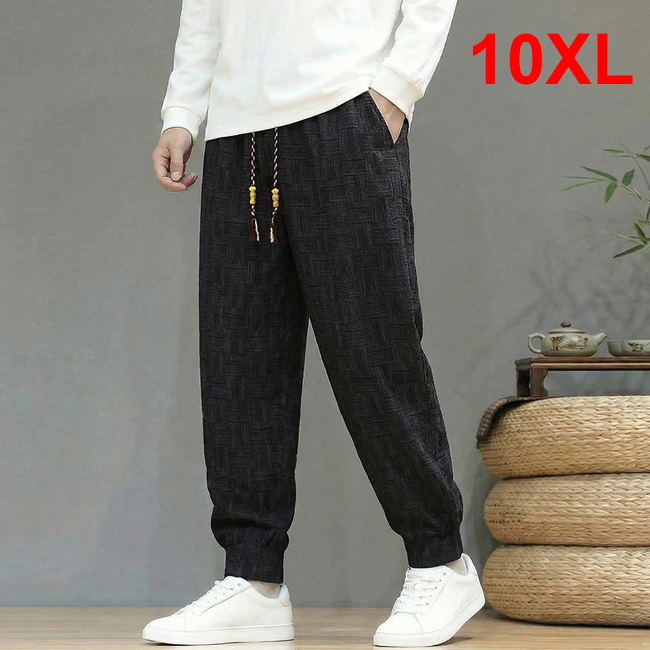 

10XL Plus Size Jogger Pants Men Sweatpants Stretch Waist Trousers Fashion Casual Tie Dye Pants Male Big Size 10XL