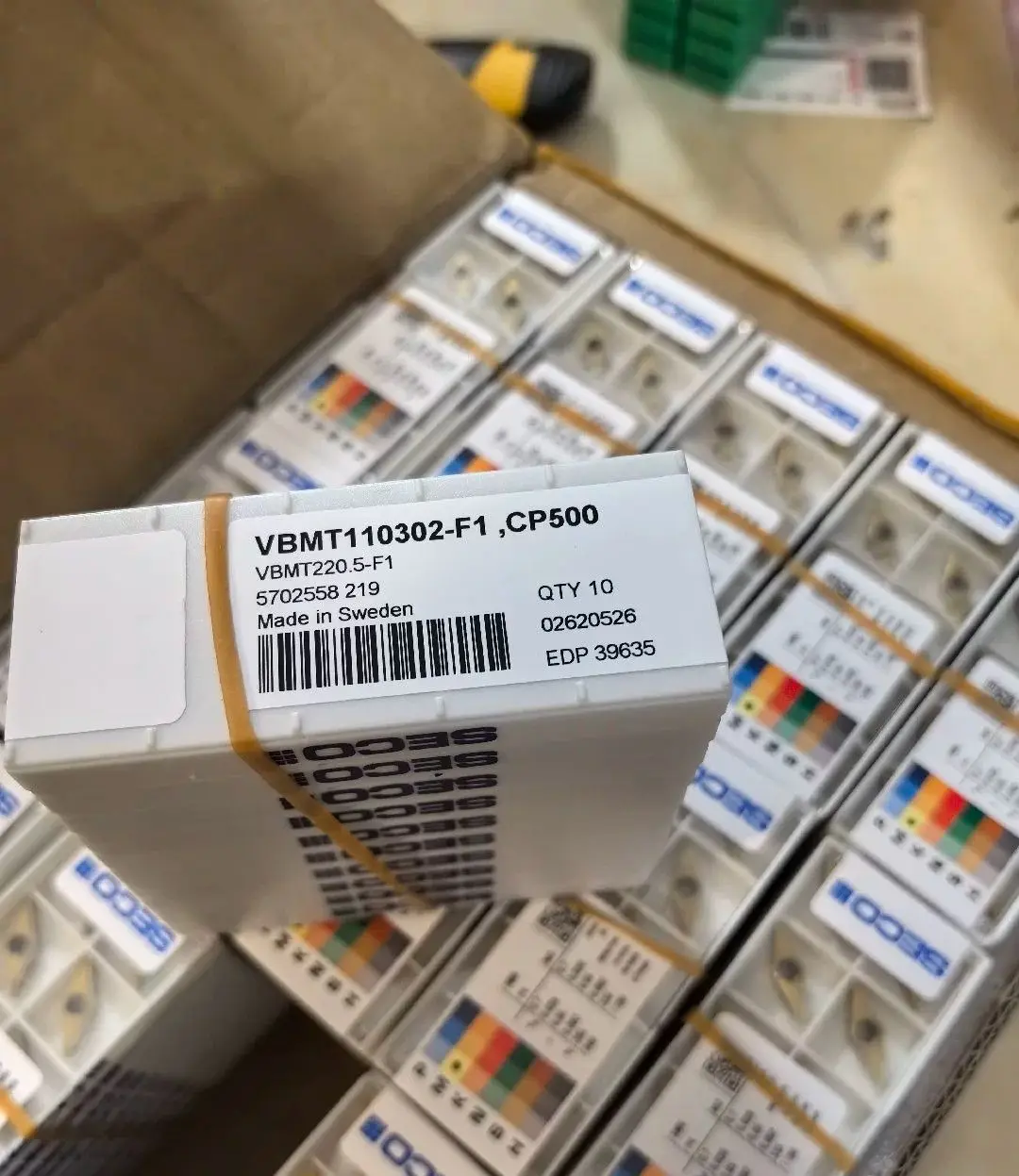 

Hard alloy cutting blades VBMT110308-F1,CP500