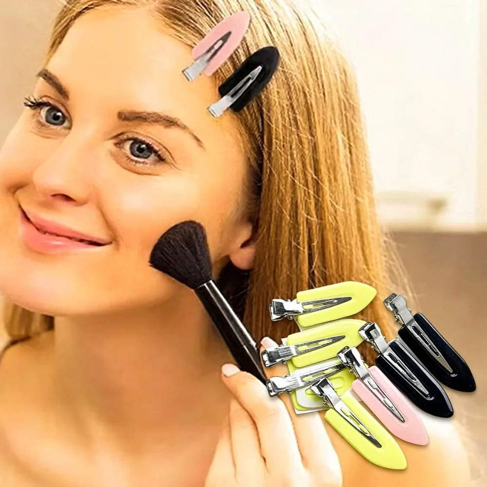 10Pcs/Set No Crease Hair Clips for Women Girls, No Bend Hairpins Barrettes, Makeup Styling Basic Fashion Hair Accessories