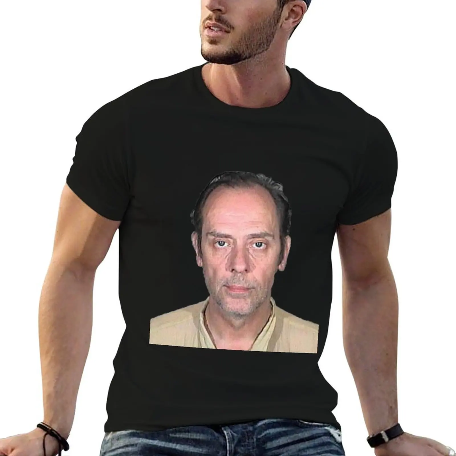 Peter Murphy's Mugshot T-Shirt Work Wear Simple Tee Shirt