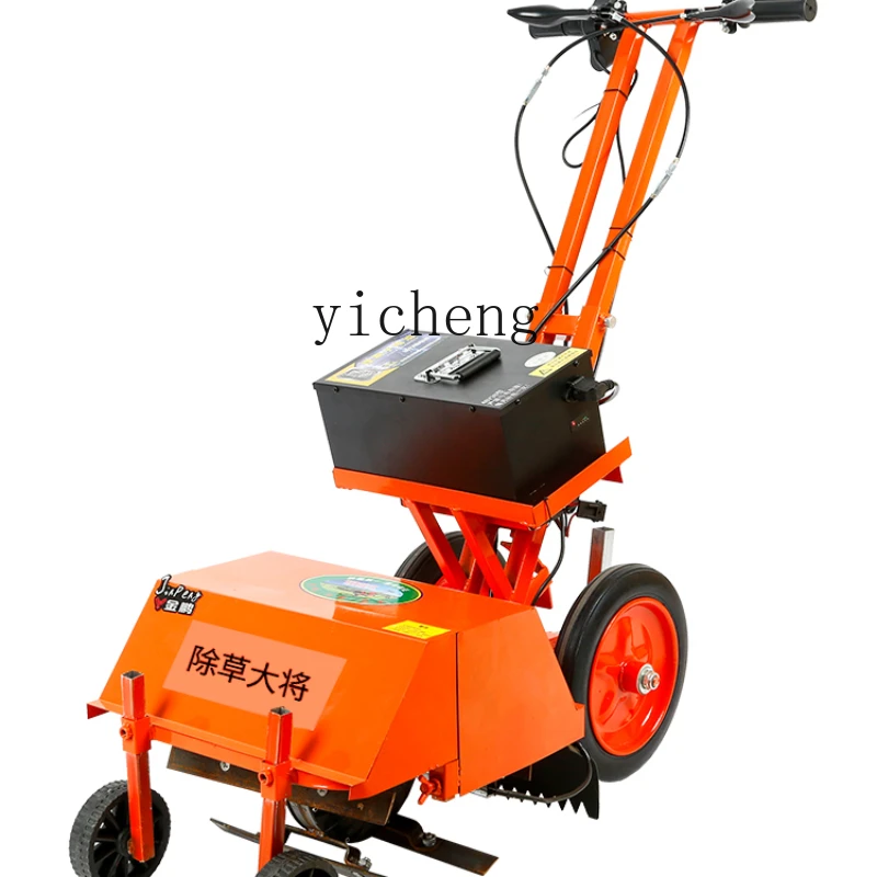 Tqh Electric Lawn Mower Small Household Furrowing Machine Multi-Functional Agricultural Micro-Tiller