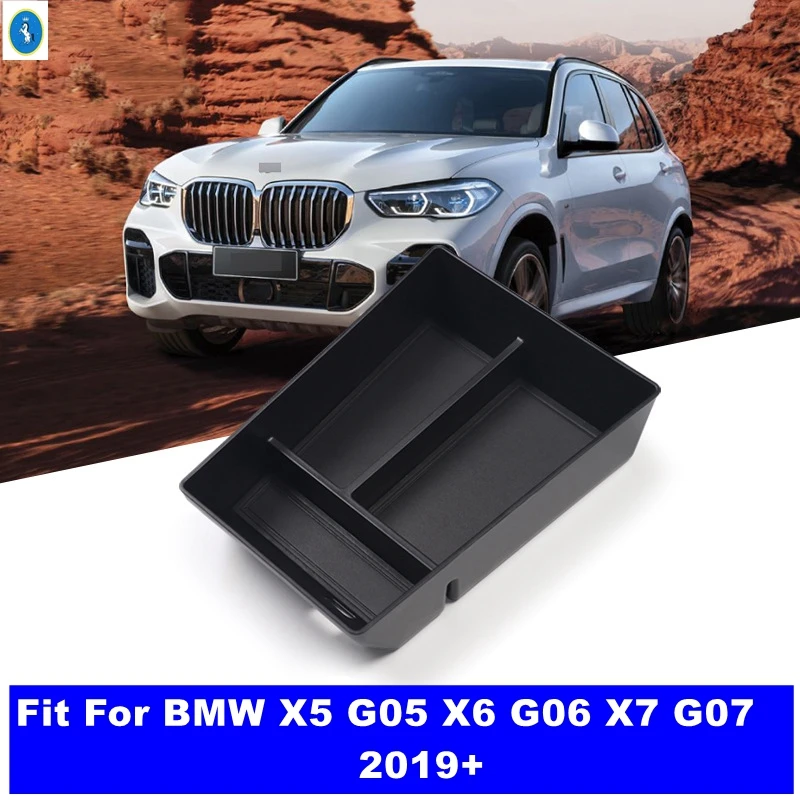 

Auto Center Console Armrest Storage Box Tray Holder Interior Accessories Interior Fit For BMW X5 G05 X6 G06 X7 G07 2019 - 2024