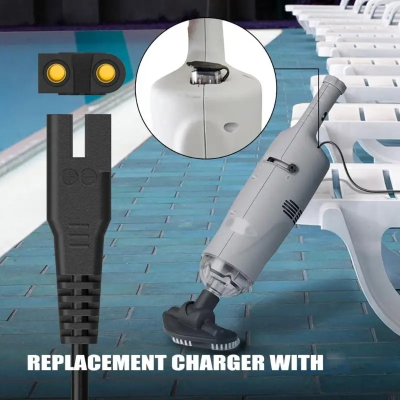 Flexible Charging Cable For 28620E Handheld Pool Vacuum 80CM 5V 2A USB Power Cord Replacement 193A