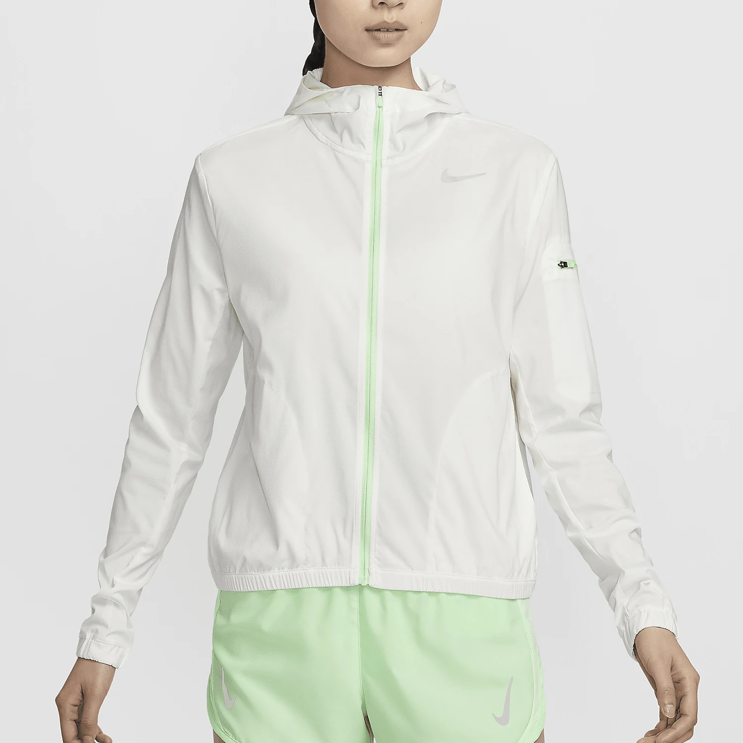 

Оригинальная летняя новая женская водонепроницаемая куртка для бега Nike 2024, HJ3948-133