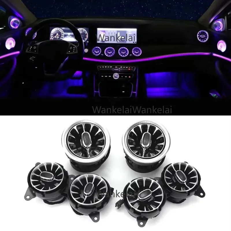 High Quality 64 Colors Front Air Outlet Vent Turbine W222 Ambient Light for    S-class W222