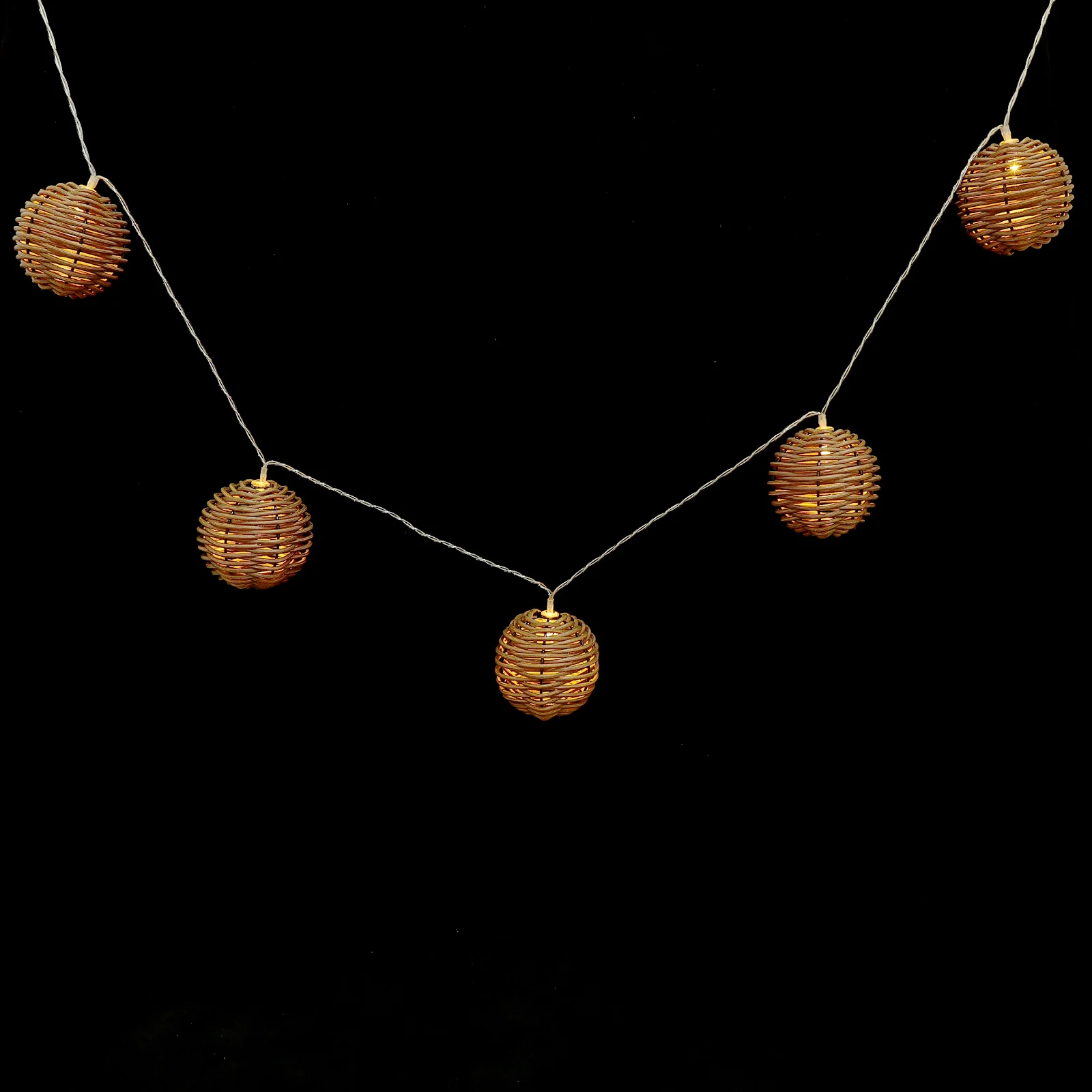 1 مجموعة 1 مجموعة Led سلسلة أضواء الزخرفية محاكاة الروطان مصباح-بالطاقة الدافئة توهج ضوء الليل لغرفة جو الحفلات #5