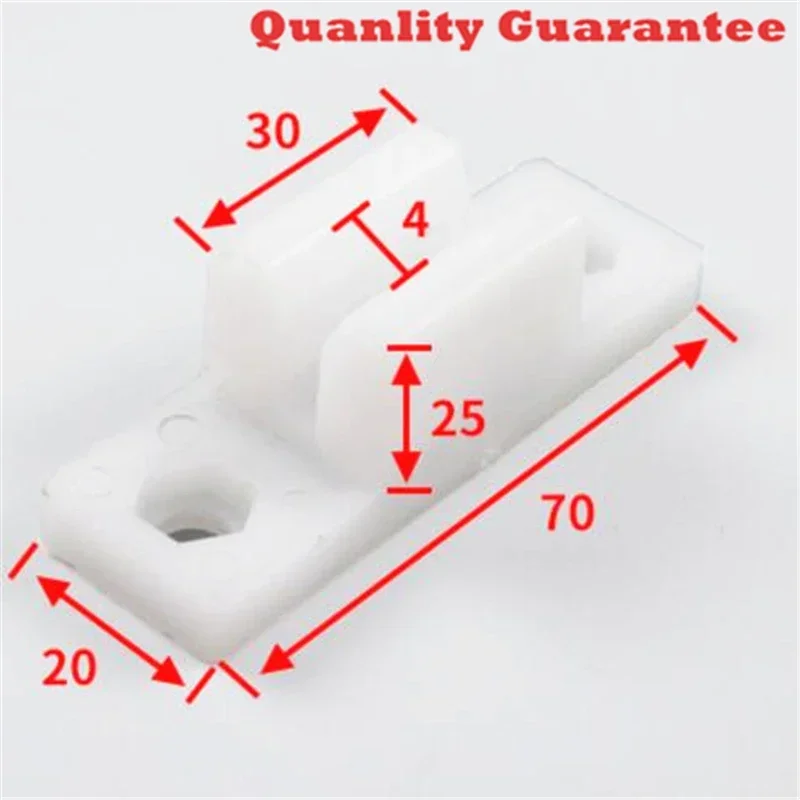 30pcs Table Ladder Slider Debris Ladder Door Slider Small Guide Shoe Nylon Slider Food Delivery Ladder Door Foot Elevator Access