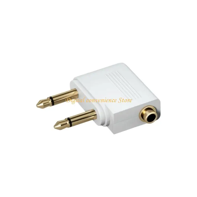 

97QA портативный конвертер для наушников для самолетов, двойное сопряжение устройств с защитой от царапин для путешествий и