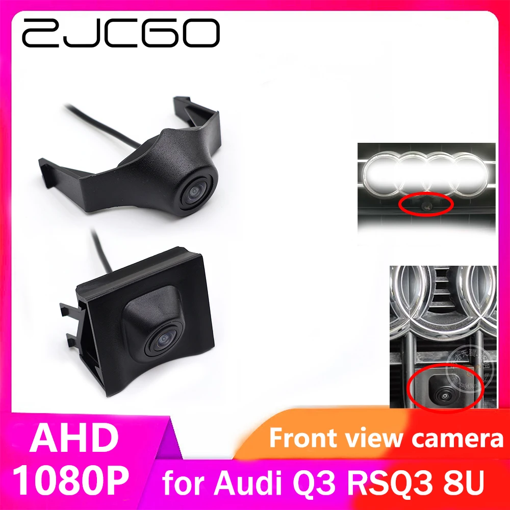 

ZJCGO AHD CVBS 1080P 170 ° Автомобильный логотип, парковочная камера переднего вида для Audi Q3 RSQ3 8U