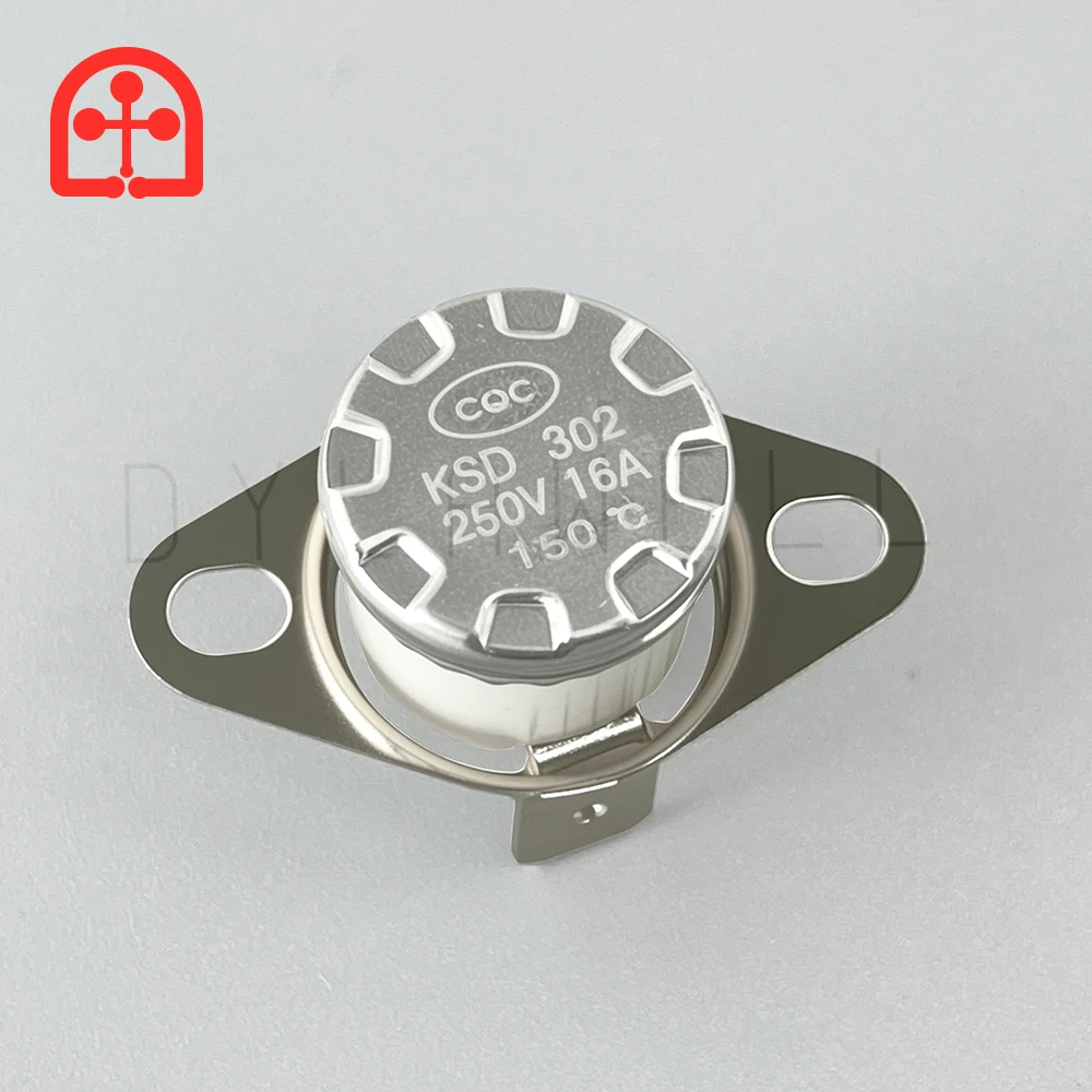 

KSD301 302 250V 16A NC 40 to 150 Ceramic Temperature Control Switch 95 150 85C Overheat Protector with Adjustable ring