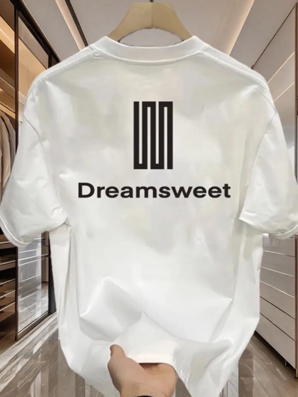 

Summer new American men's clothing, 100% pure cotton T-shirt, high-quality double-sided fashionable printed loose casual top
