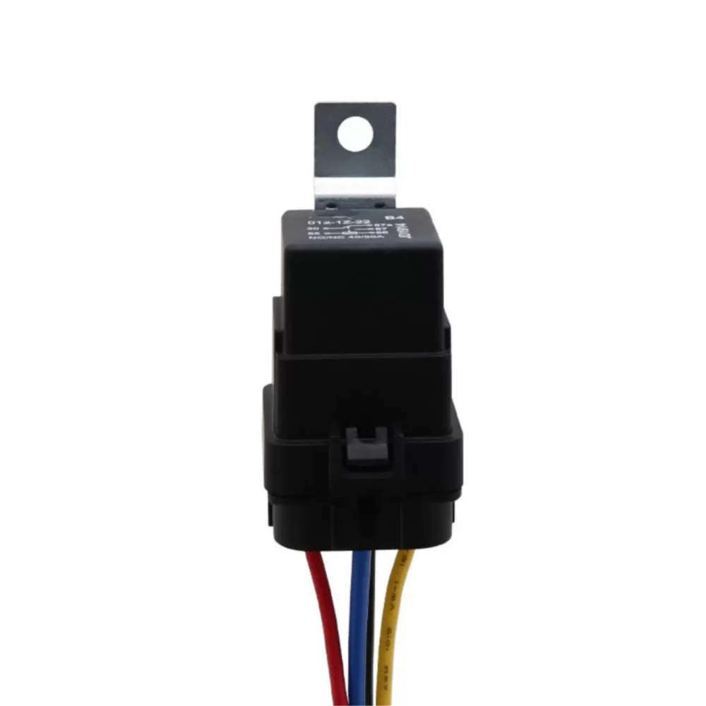 40 80 Amp 12V 24V sealed waterproof and dustproof integrated automotive relay 40A 80A with socket and bracket