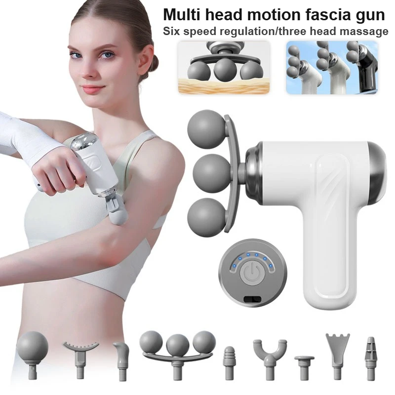 

Многоуровневая регулировка, глубокий удар, портативный и компактный спортивный фасционный пистолет, электрический массажер для облегчения мышечной соревности.