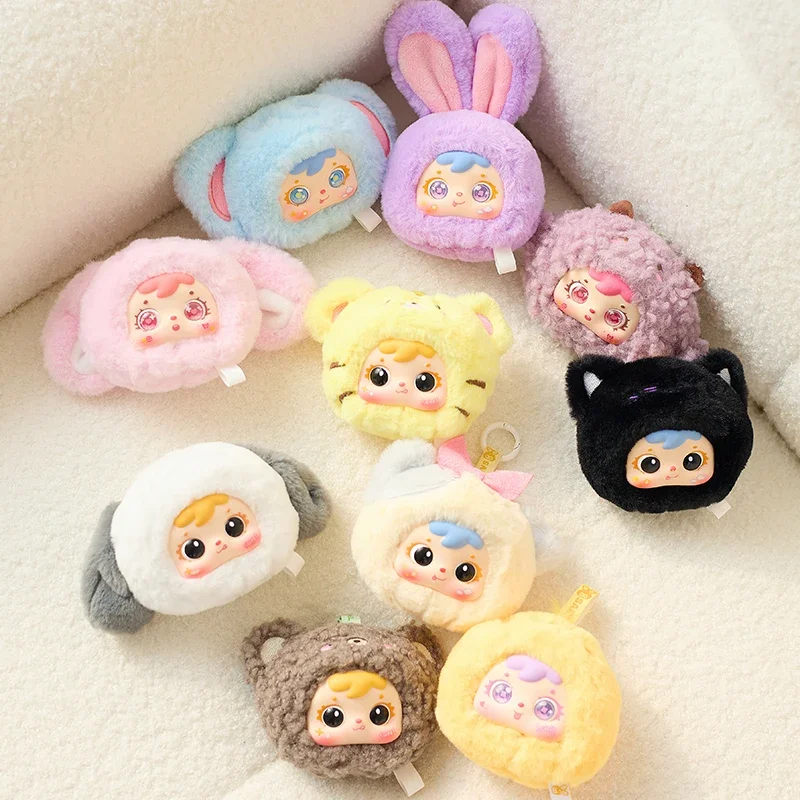 حقيقي صموئيل V2 صندوق صغير صغير الحيوان أعمى Kawaii دمية ظهره قلادة المفاتيح العصرية اللعب حلية صندوق غامض هدايا ممتعة
