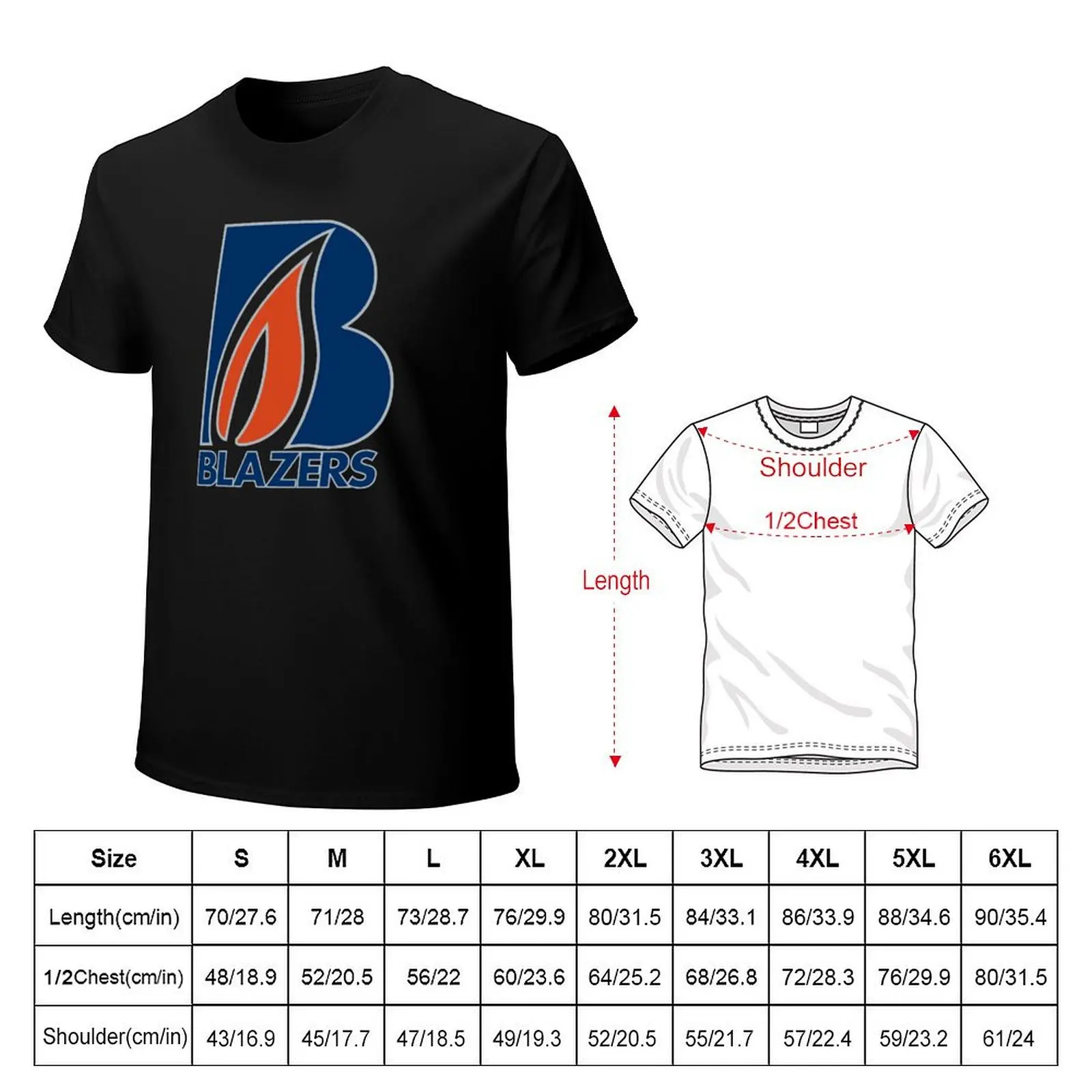 Kamloops Blazers T-Shirt blanks summer top funny t shirts for men