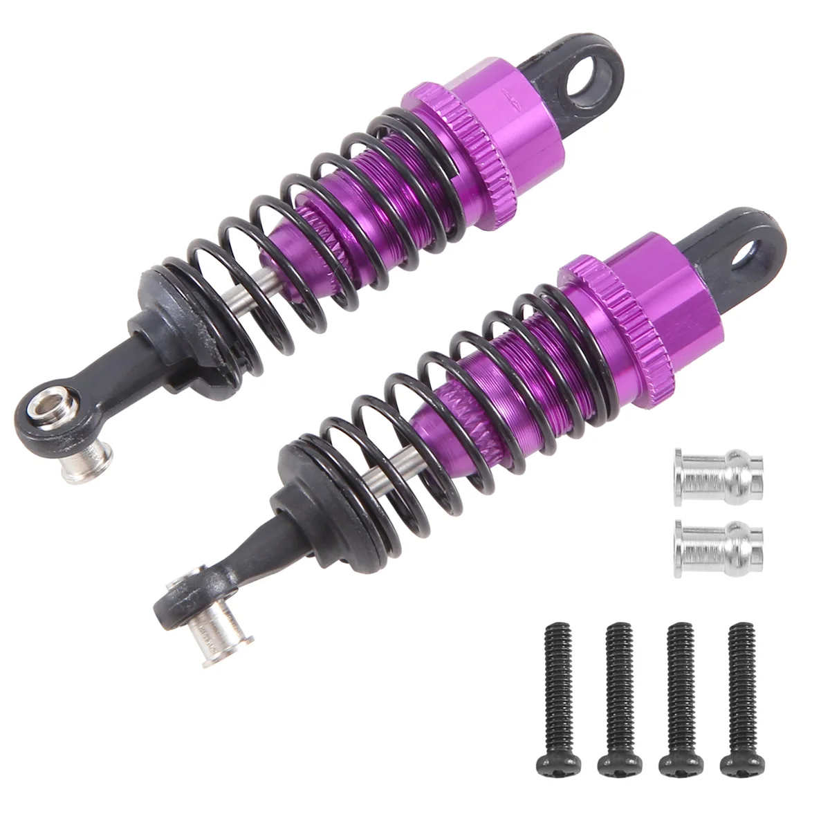 BAAA-2 Pcs น้ํามันปรับ 65 มม.โช้คอัพ Damper สําหรับ Rc รถ 1/18 WLtoys A959 A969 A979 K929 Hpi Hsp Traxxas Losi