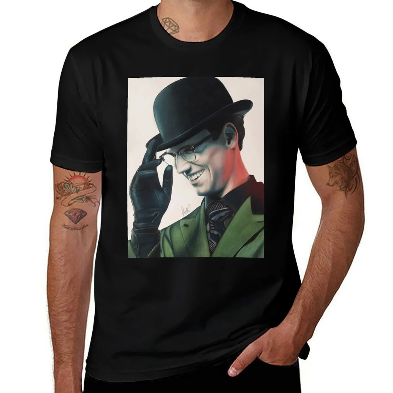 

Футболка The Riddler, топы большого размера, создайте свой собственный дизайн, мужские хлопковые футболки