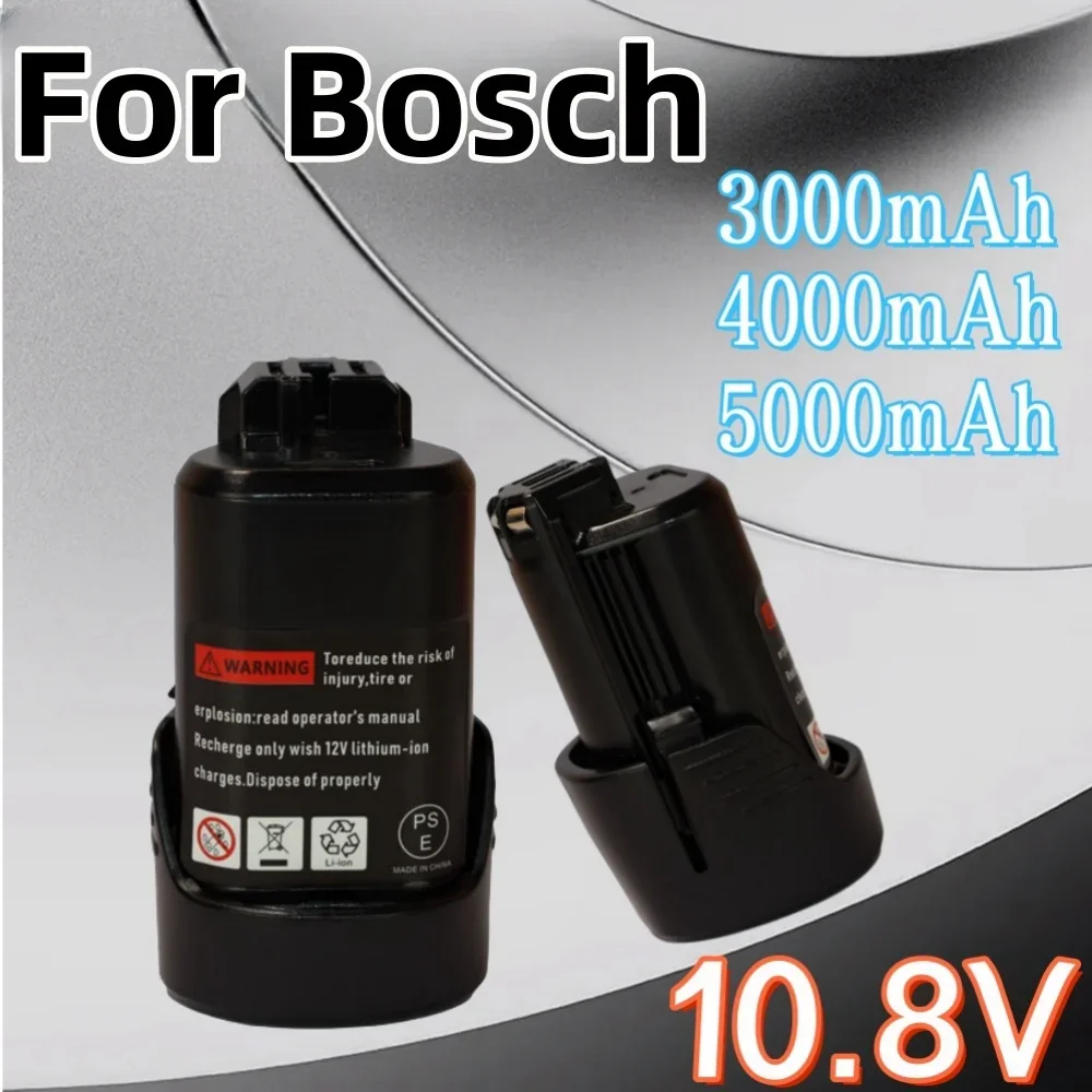 

10.8V 3000/4000/5000mAh Li-ion Battery For Bosch TSR1080 GSR10.8-2 GSA10.8V Power Tool Battery