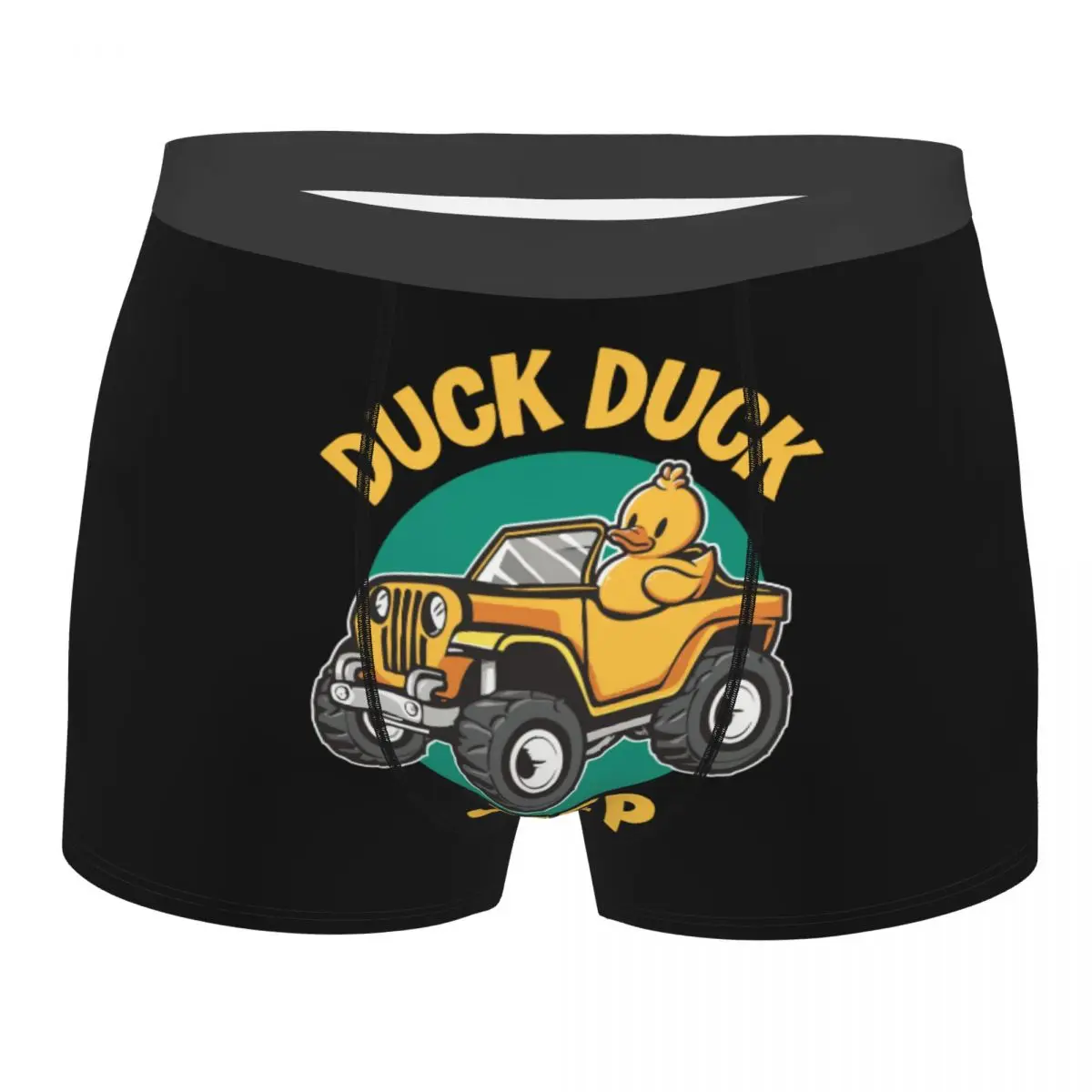 Custom Duck Duck Jeeps Boxer Shorts For Homme 3D Print Underwear Panties Briefs Stretch Underpants