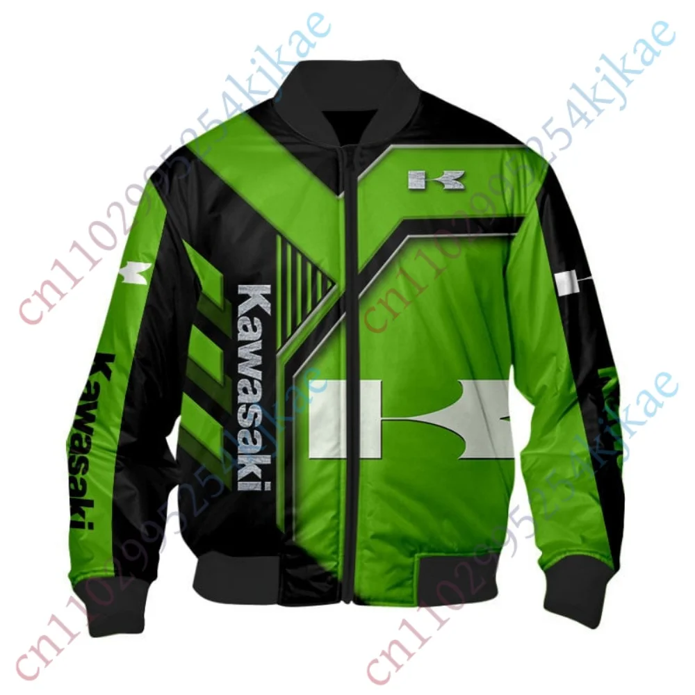 

Зимние куртки Kawasaki для мужчин, одежда, легкая куртка-бомбер, бейсбольная форма в стиле Харадзюку, ветровка, плотное пальто, уличная одежда