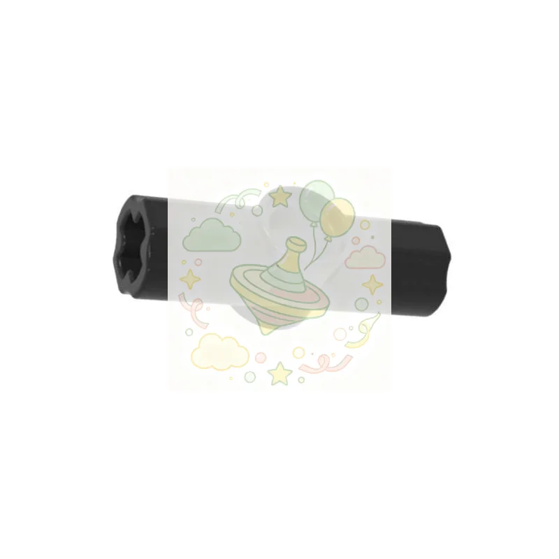 80Pcs Black 2 Hole Cross Axle Connector Building Brick Part 32034 42134 High Precision Block For DIY MOC Building Projects