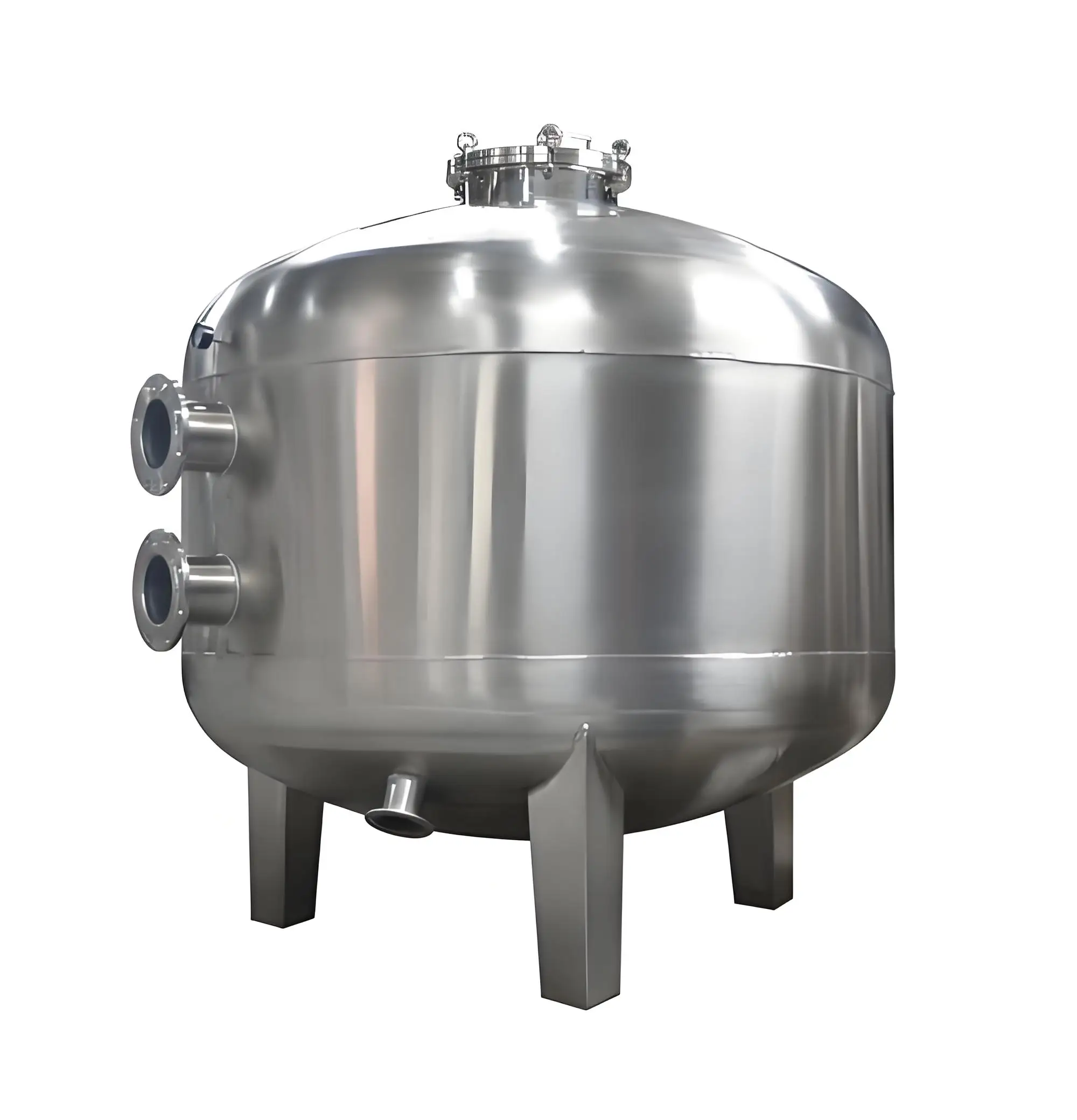 

Stainless Steel Top Mount Sand Filter Tank with Multi Port Valve for Swimming Pool Equipment