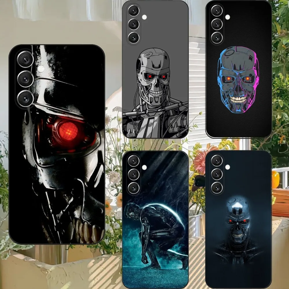 

T-800 T-Terminator Phone Case For Samsung S21,S22 Ultra,S20,S30 plus,S22 plus,S23,S30 ultra 5G Silicone Cover