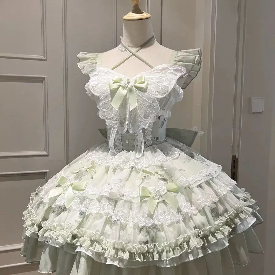 Japanse leuke stijl zomer meisje verjaardag korte rok Lolita