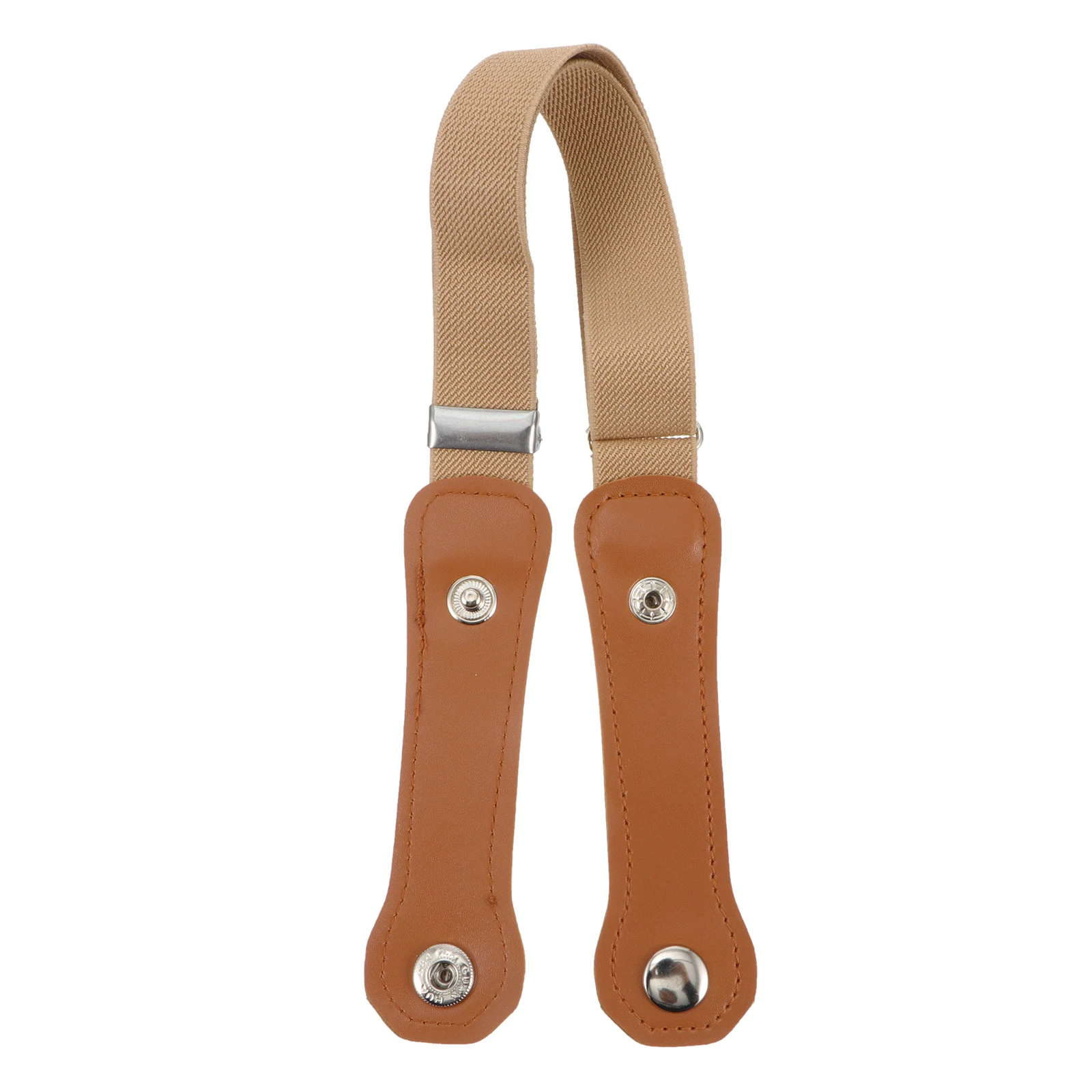 

2 pcs Elastic Waist Belts Adjustable Kids Waistband Children Belts Practical Pants Strap Khaki Buckle Fashion Match Shorts