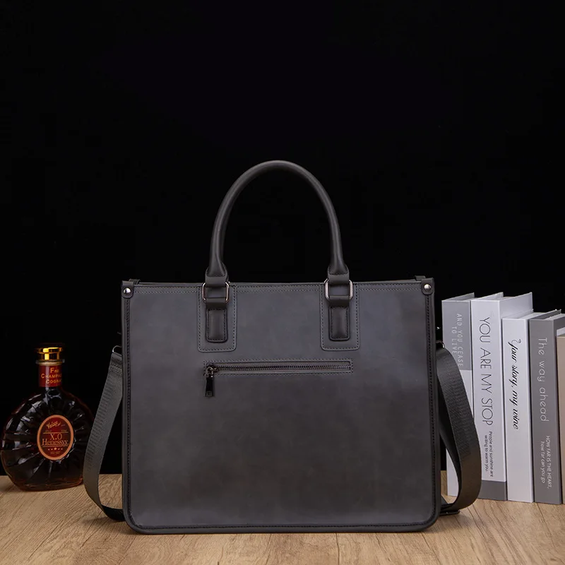 Large‑Capacity Laptop Tote Bag Detachable Shoulder Strap Notebook Computer Handbag Business Office Daily Travel Messenger Bag