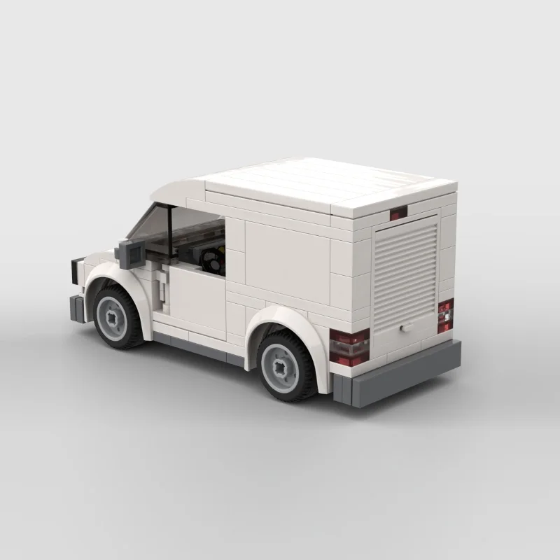 سرعة سباق السيارات نموذج MOC قوالب بناء لوحة مدمجة فان وحدات التكنولوجيا الأطفال هدايا العيد تجميع اللعب البدلة