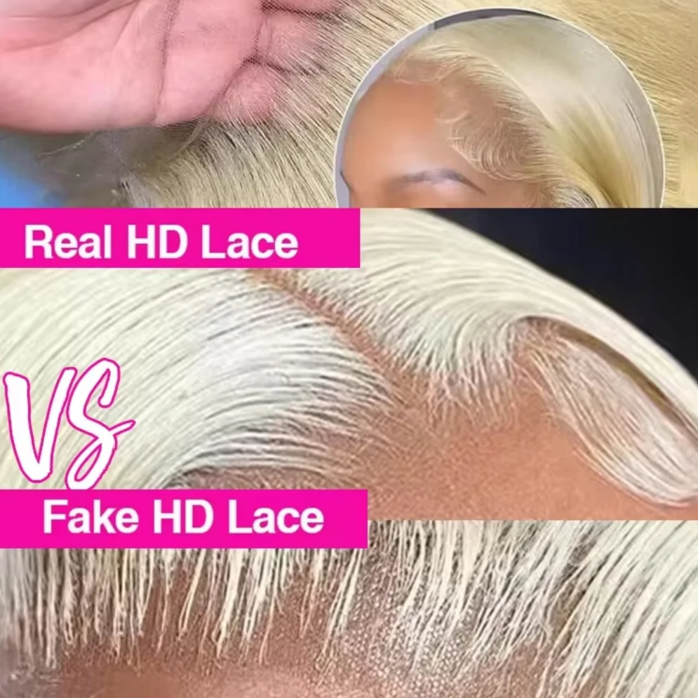 613 13x6 الدانتيل شعر مستعار أمامي شعر الإنسان 40 46 بوصة العظام مستقيم شقراء الباروكات شعر الإنسان 220% الكثافة 13x4 HD الدانتيل أمامي للنساء