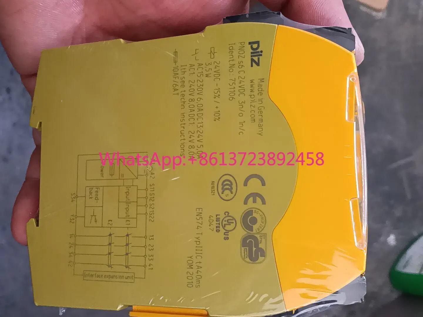 

751106 pilz safety relay S6 in stock