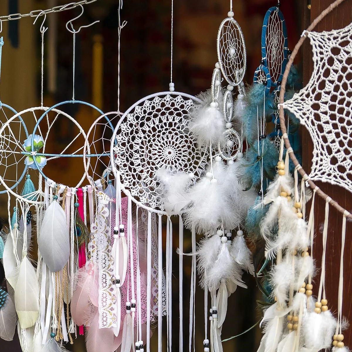 6PCS Metal Floral Hoop Centerpiece Silver Stand Wreath Macrame Rings Decorations DIY Wedding Party Table Dream Catcher Crafts