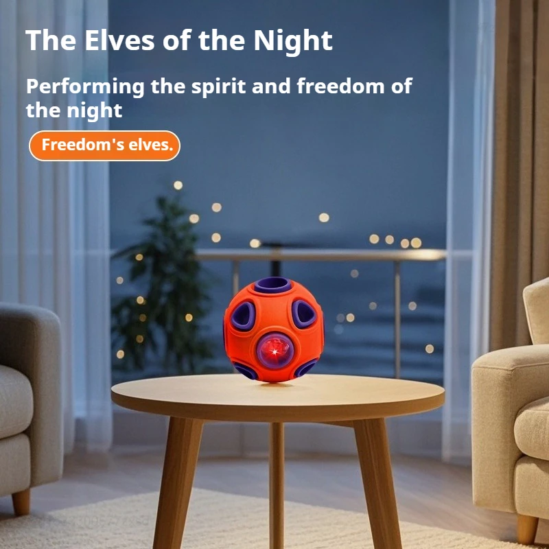 New Glow Pet Dog Toys Interactive Ball Toy for Dogs Anti-stresses Bite-resistant Cleaning Teeth Grinding Toy Pet Supplies