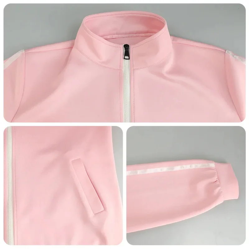 Gotou Hitori Cosplay Anime Bocchi The Rock Gotou HitoriJK Uniforme Giacca Rosa Gonna Parrucca Set Halloween Anime Gioco di ruolo