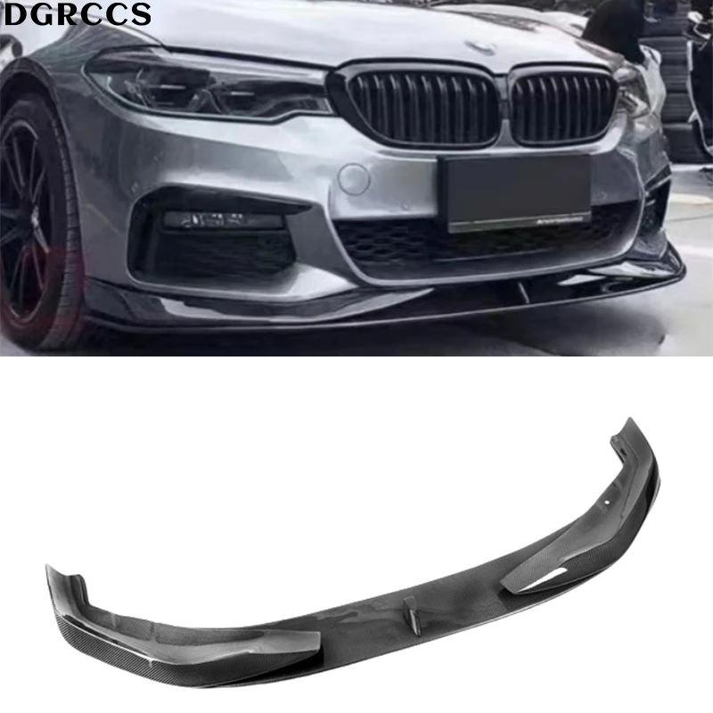 

For BMW 5 Series G30 G38 2016-2024 AC type carbon fiber front lip front bumper
