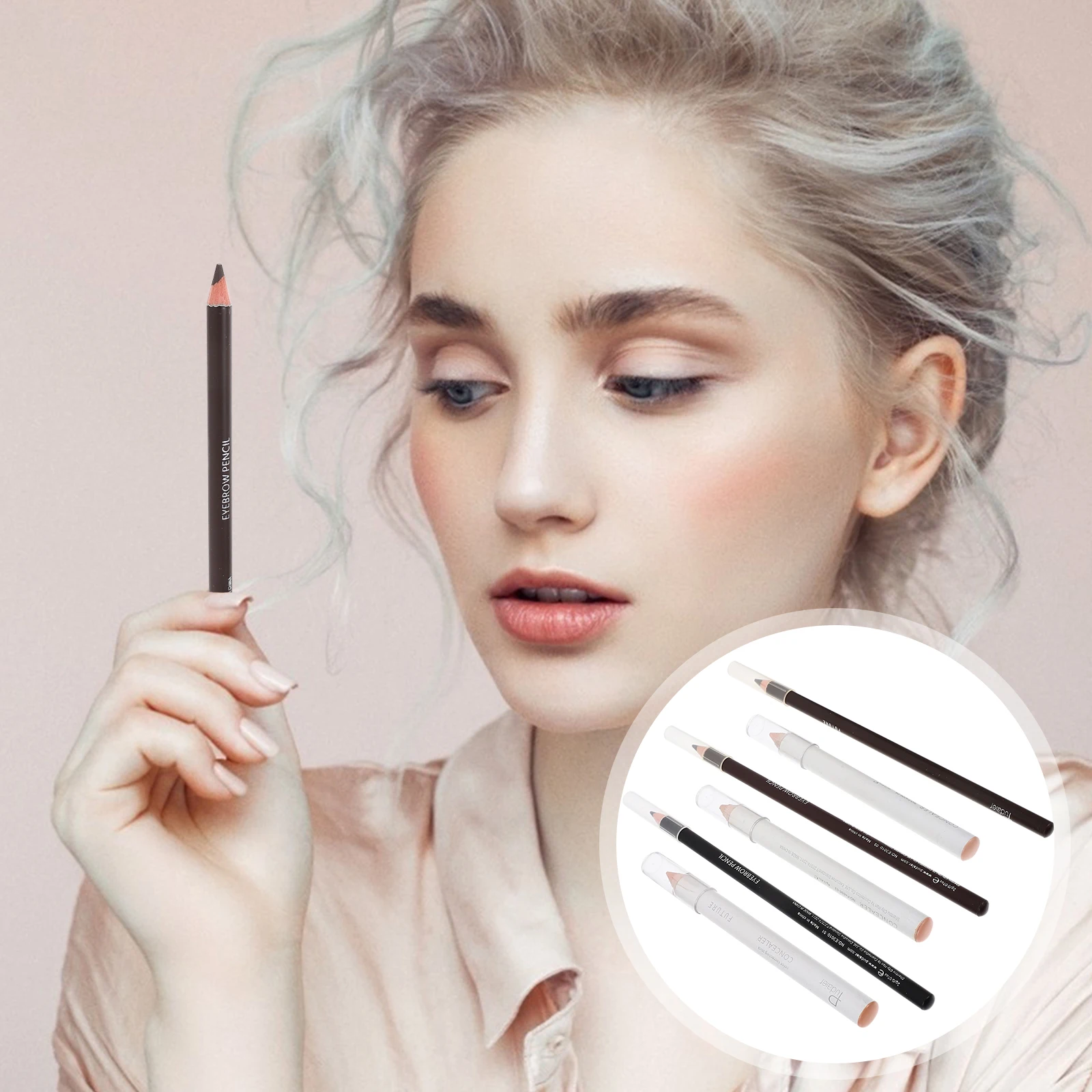 

Eyebrow Pencil Concealer Set 3 Sets 01 01 05 Waterproof Brow Makeup Tool Women Cosmetics Pencil Hair Care