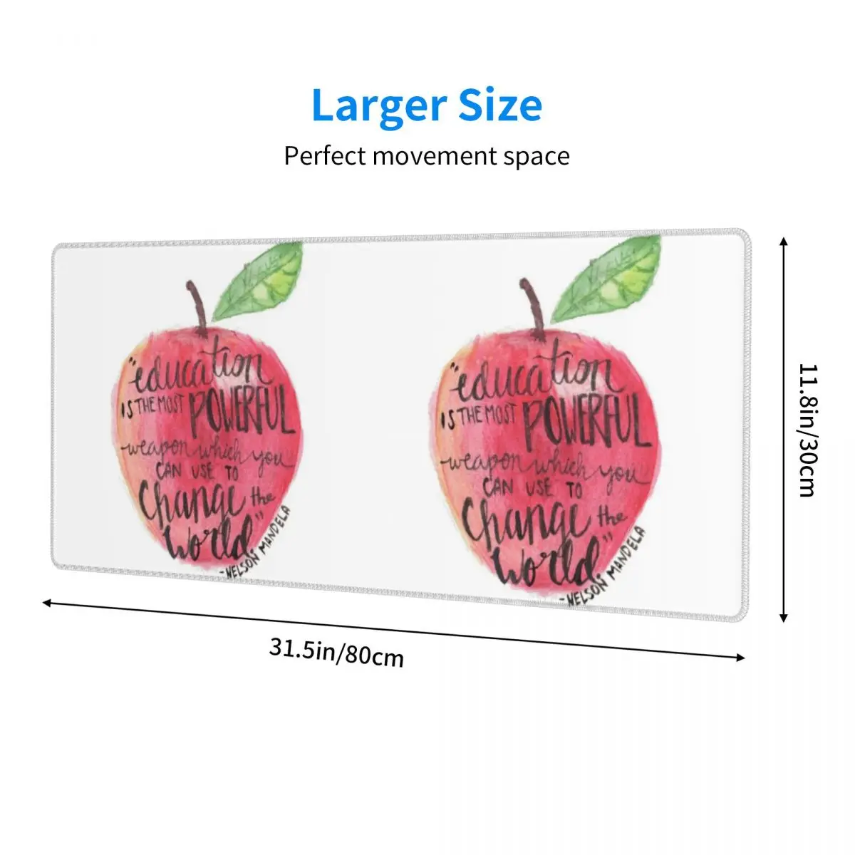 Large Mouse Pad Teacher Quote Gamer PC Laptop Mats Keyboard Carpet Computer Gaming Office Accessories Desk Mat
