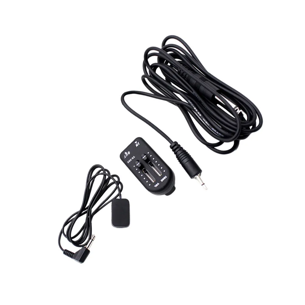 1Set Violin Pickup Piezo Professional Musical Instrument Pickup Black Durable Amplifier Sound Effect for Guitar Violin Ukulele - view 6